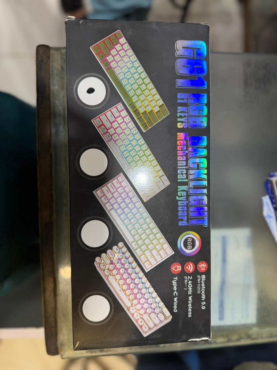 GB1 Ultra-Compact 60% Wireless Mechanical Gaming Keyboard | RGB Backlit - Image 4