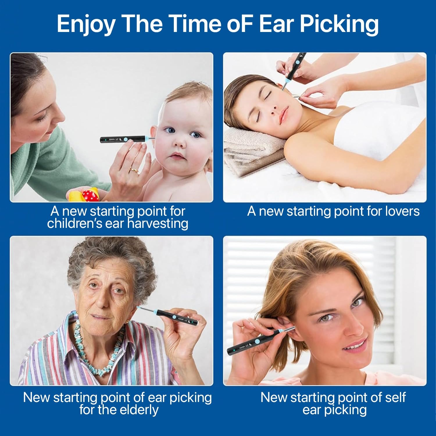 Smart Wireless Ear Camera Kit | HD Visual Ear Wax Removal Tool - Image 4