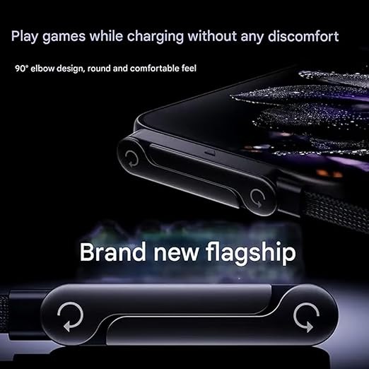 Best 240W Type-C to Type-C 90° Gaming Cable with Stand - Image 4