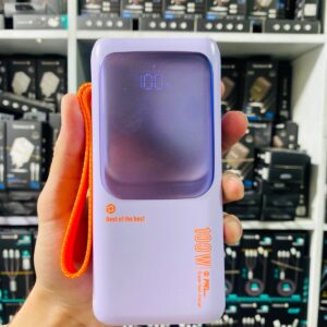 Moshuo 100W Super Fast Charging Power Bank – 30000mAh Ultra-Capacity with LED Digital Display